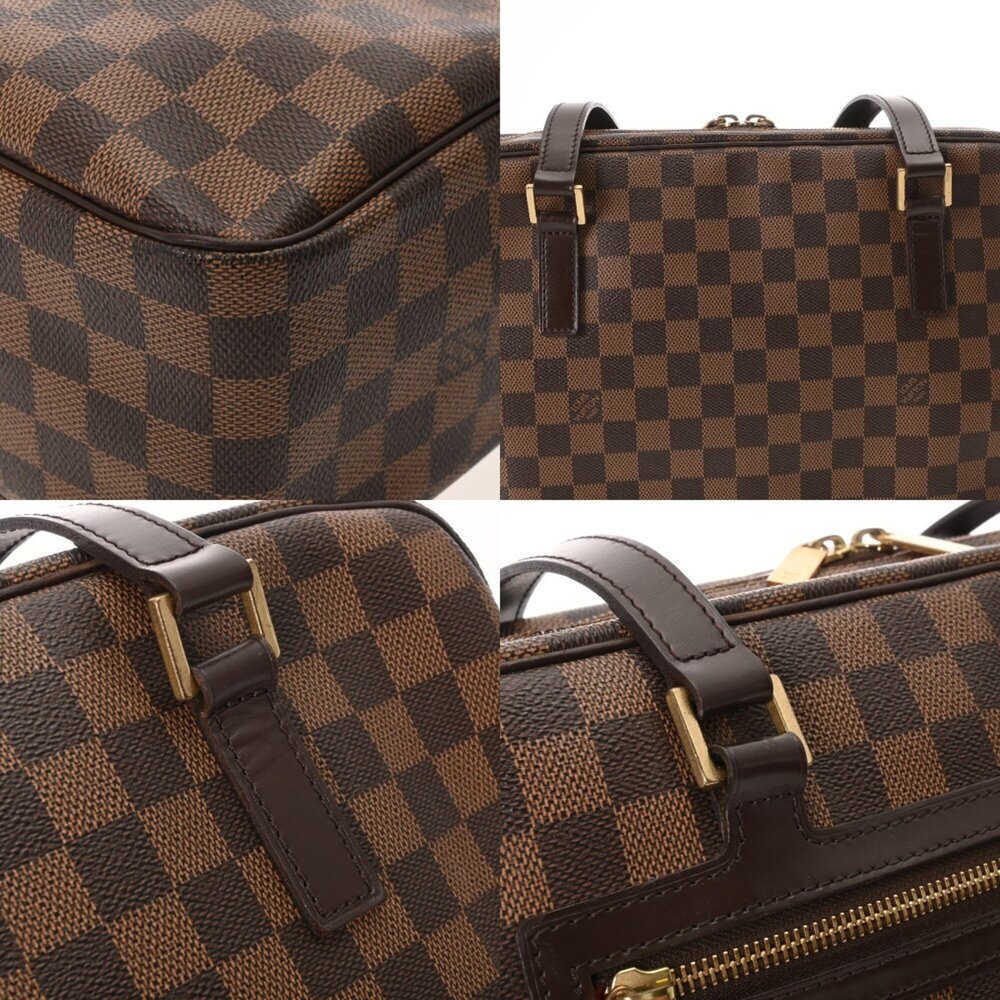 LOUIS VUITTON Authentic Brown Damier Canvas Shoulder Bag - Picture 8 of 11